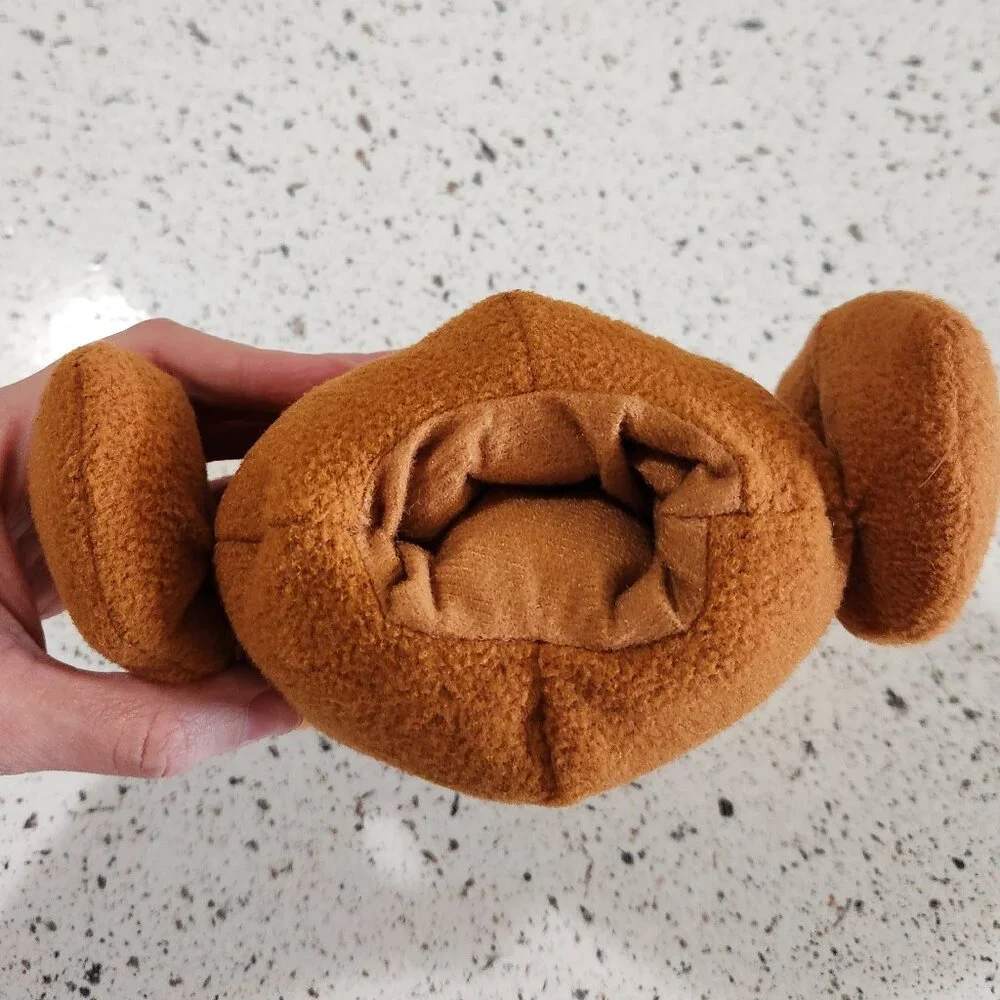 Bark TurKeith Turkey Thanksgiving Squeaky Crinkle Plush Dog Toy sz M/L